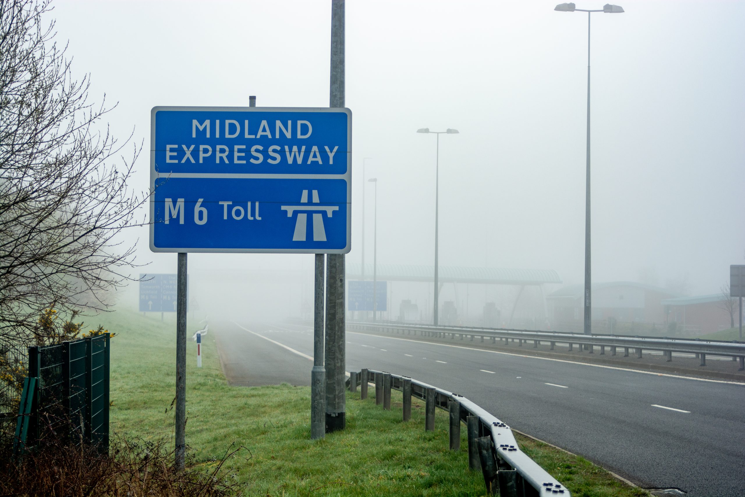 Midland Expressway M6 Toll Sign
