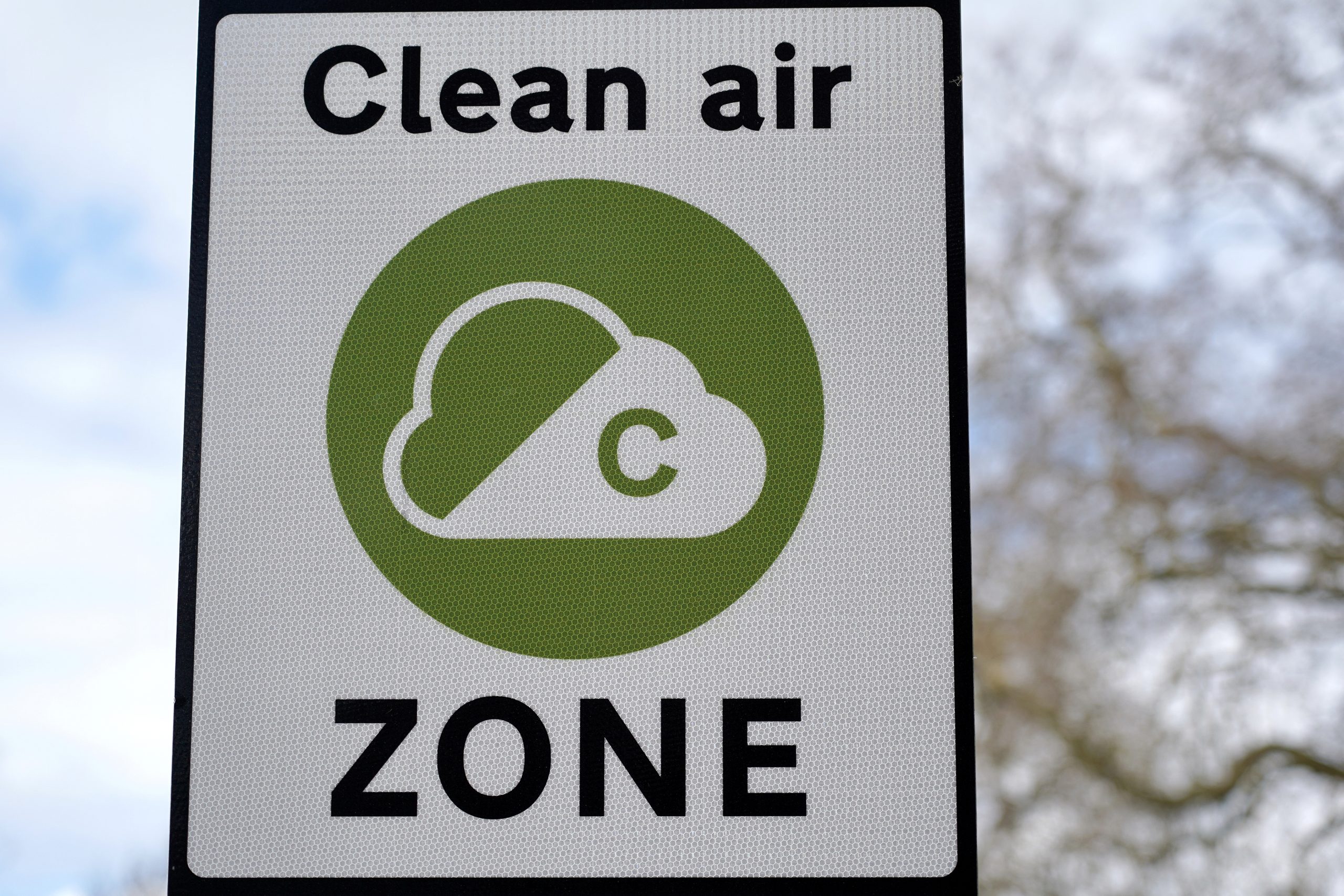 Clean Air Congestion Zone Charge Sign