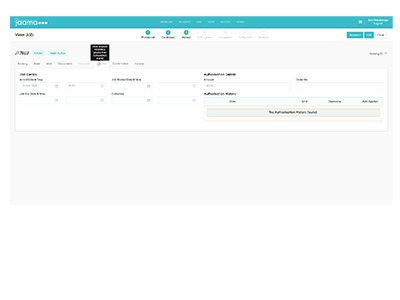 Maintenance Exchange Screenshot Supplier Requires Authorisation