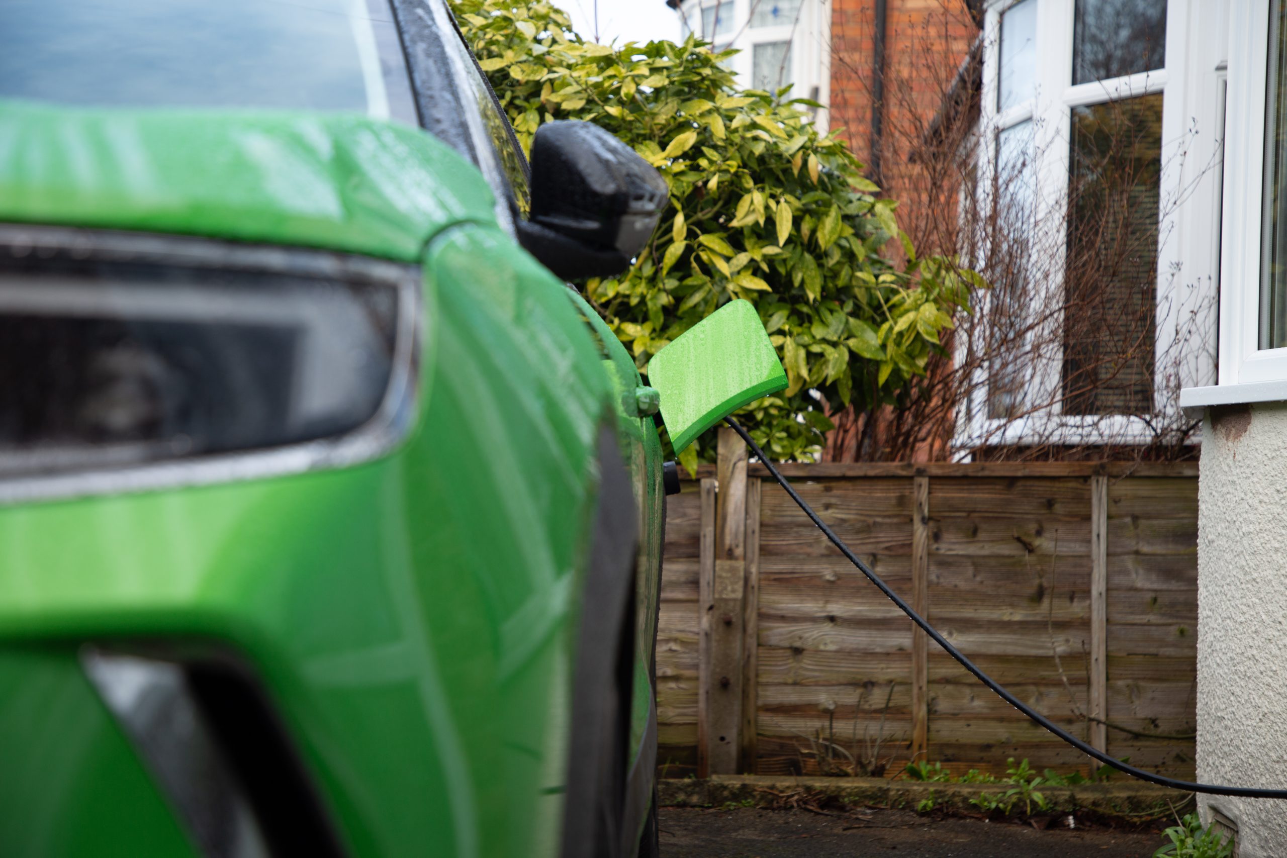 Electric vehicle charging at home