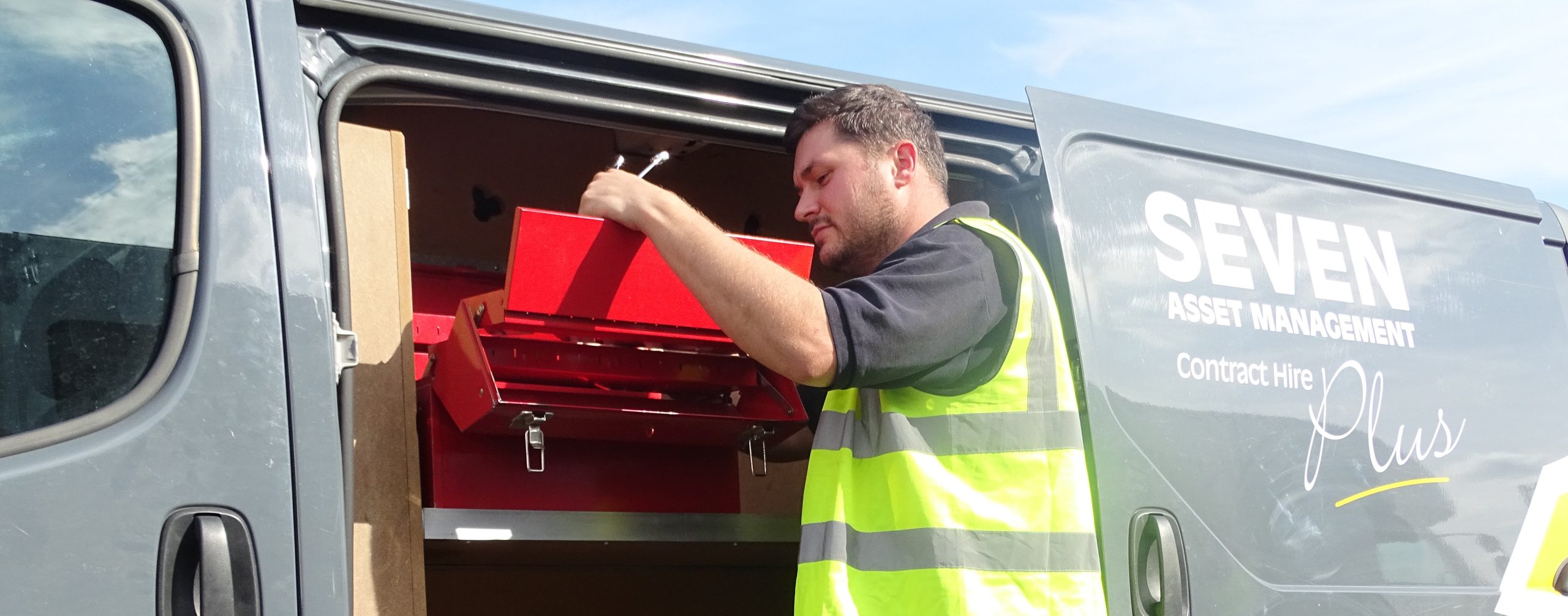 Seven Asset Employee working out of Seven Asset Van