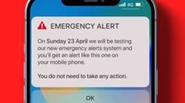 Government Emergency Alert Example
