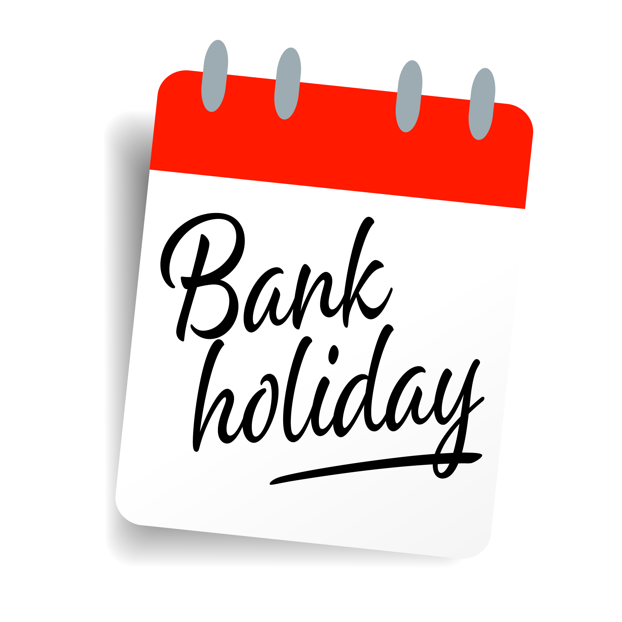 Bank Holiday Announcement Icon