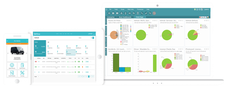 Key2 Dashboard MyVehicle App Jaama