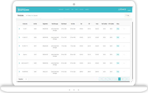 Supplier Invoice Document Approved in Maintenance Exchange in Laptop
